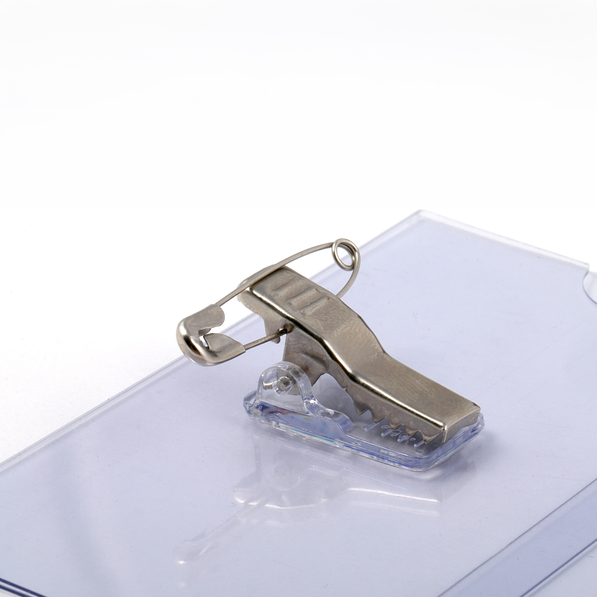 Europel Badge Clip + Speld 90 x 60 mm/24 stuks