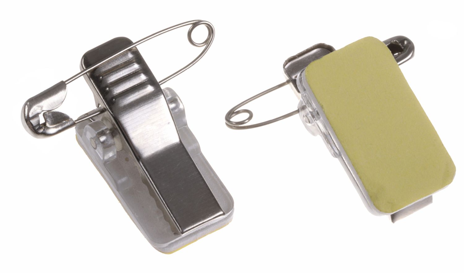 Europel Clip + Speld zelfklevend voor Badge 23 x 13 mm/50 stuks