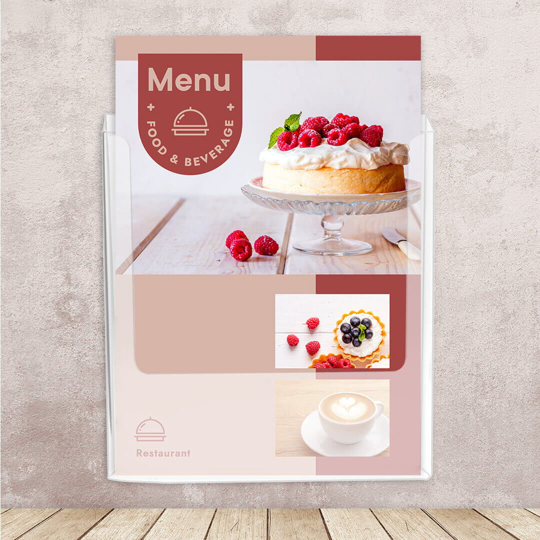 Europel Folderbakje Wand A4 