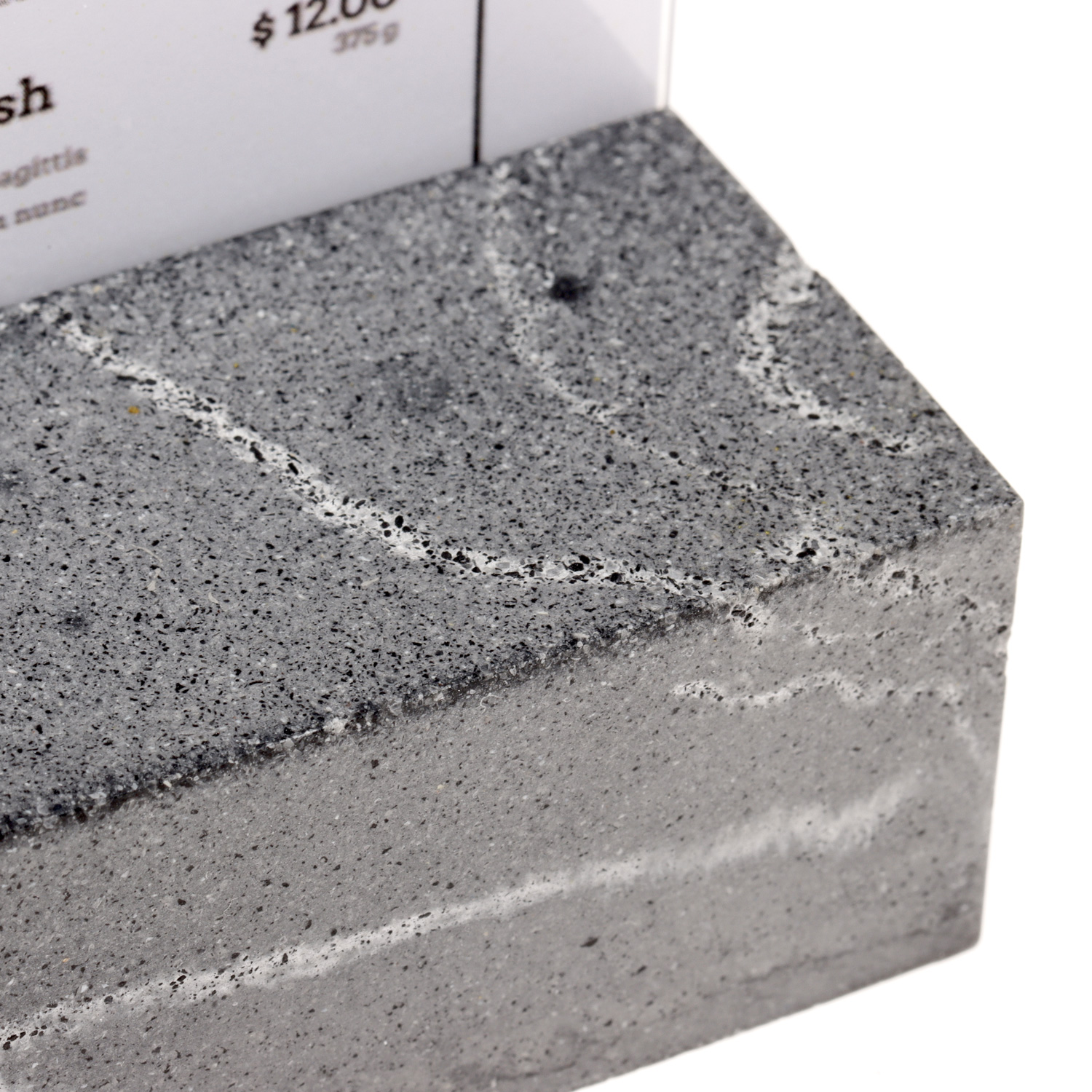 Kaarthouder Europel A5 Polystone antraciet