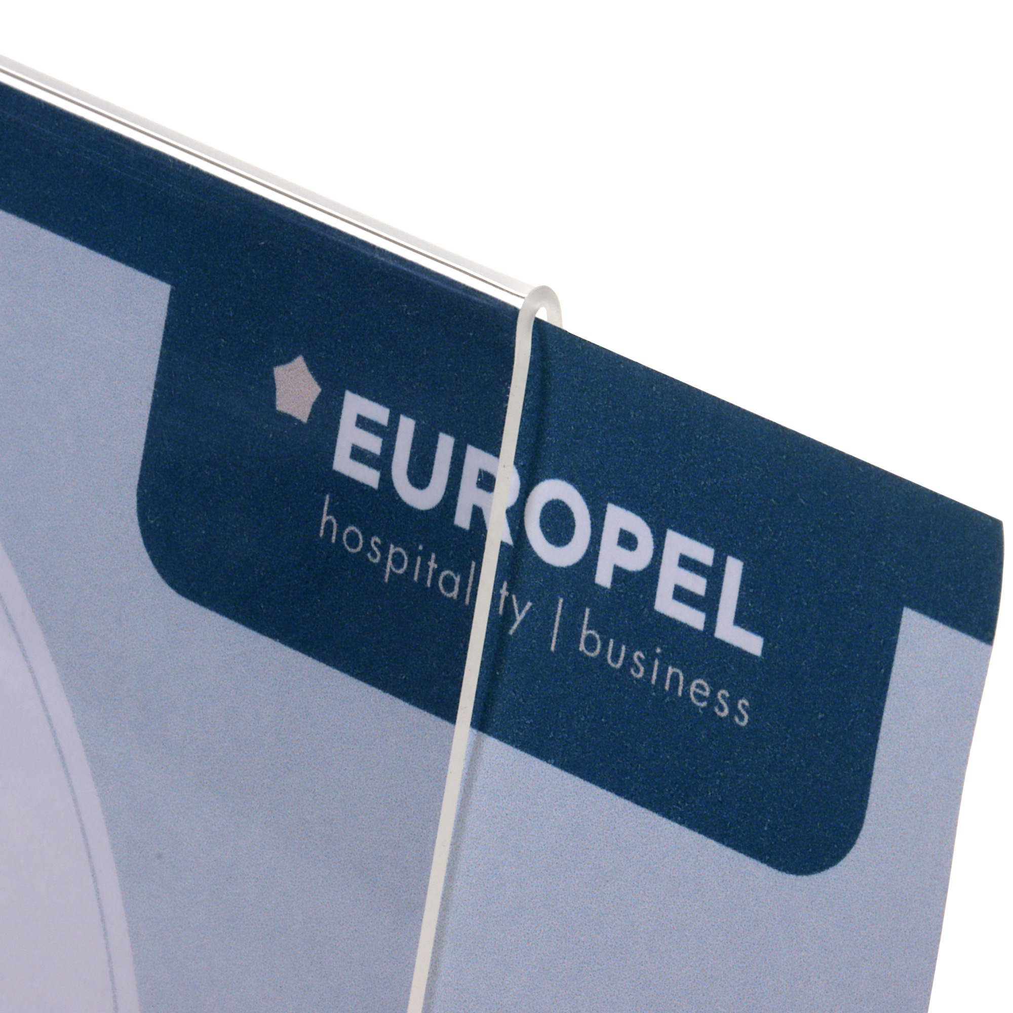 Europel Kaarthouder Budget L-standaard A5 1,5 mm Liggend  Acryl – Set van 5