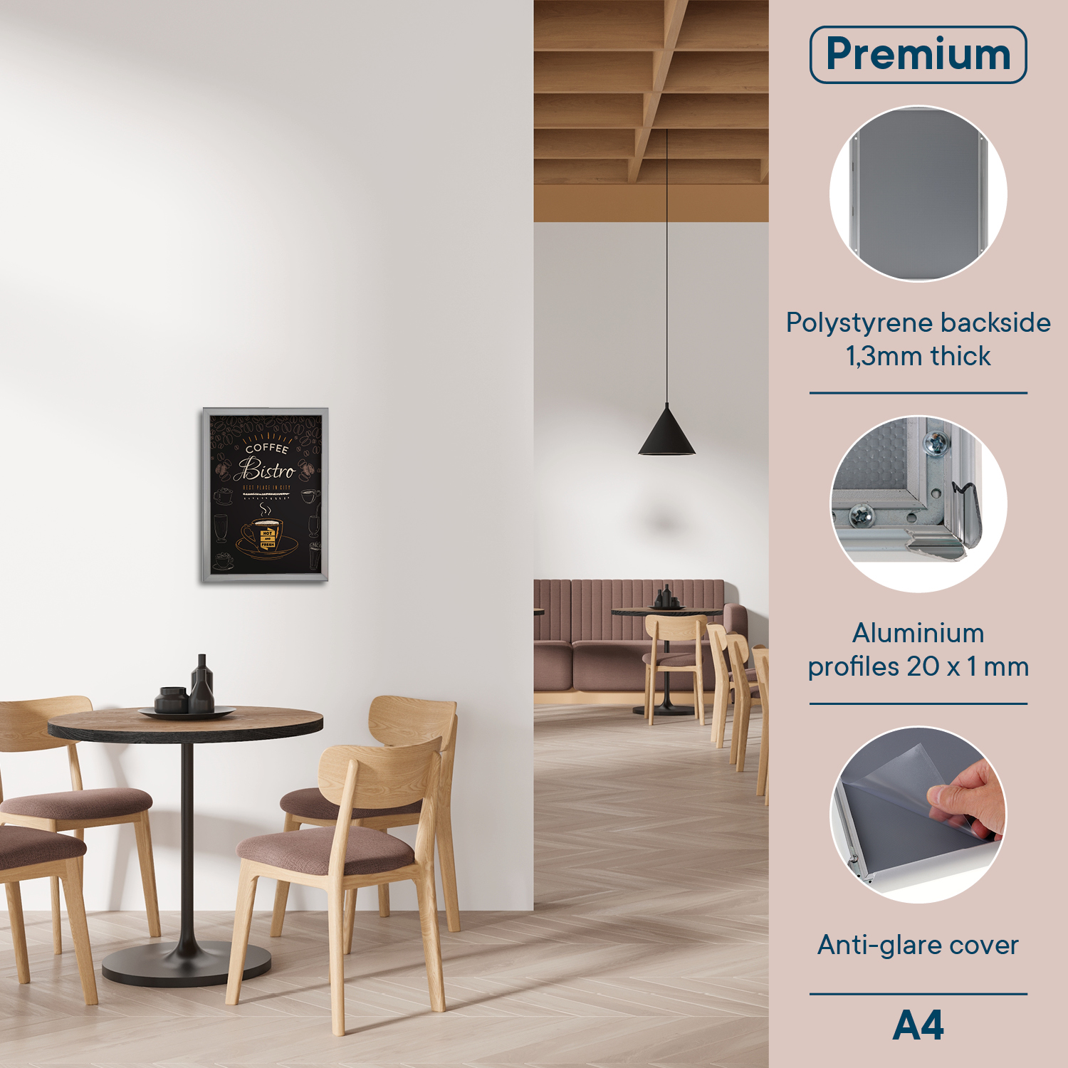 Europel Kliklijst Premium A4 20 mm