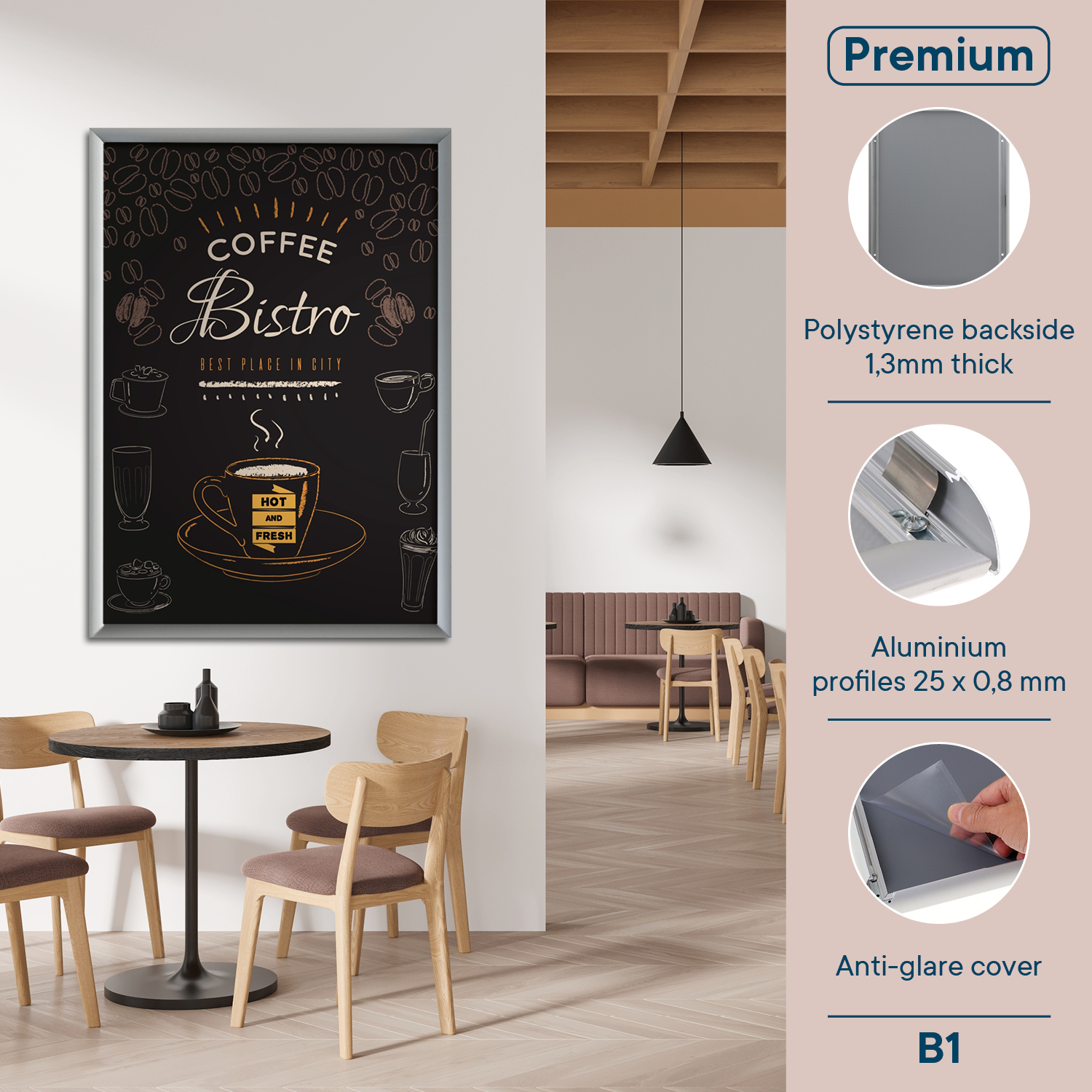 Europel Kliklijst Premium A0 25 mm