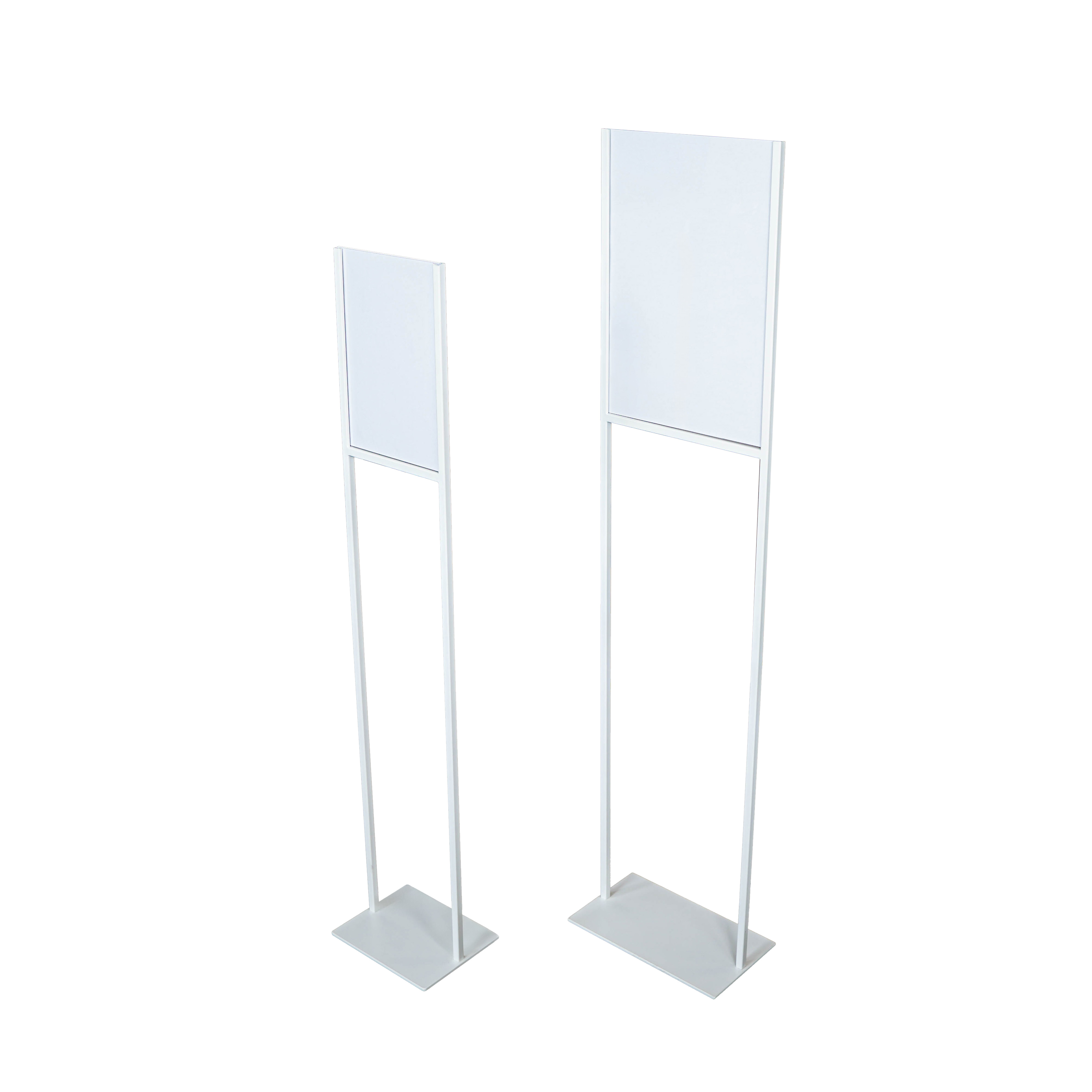 Europel Infostandaard - Metaal met acryl bord - A3 - Wit