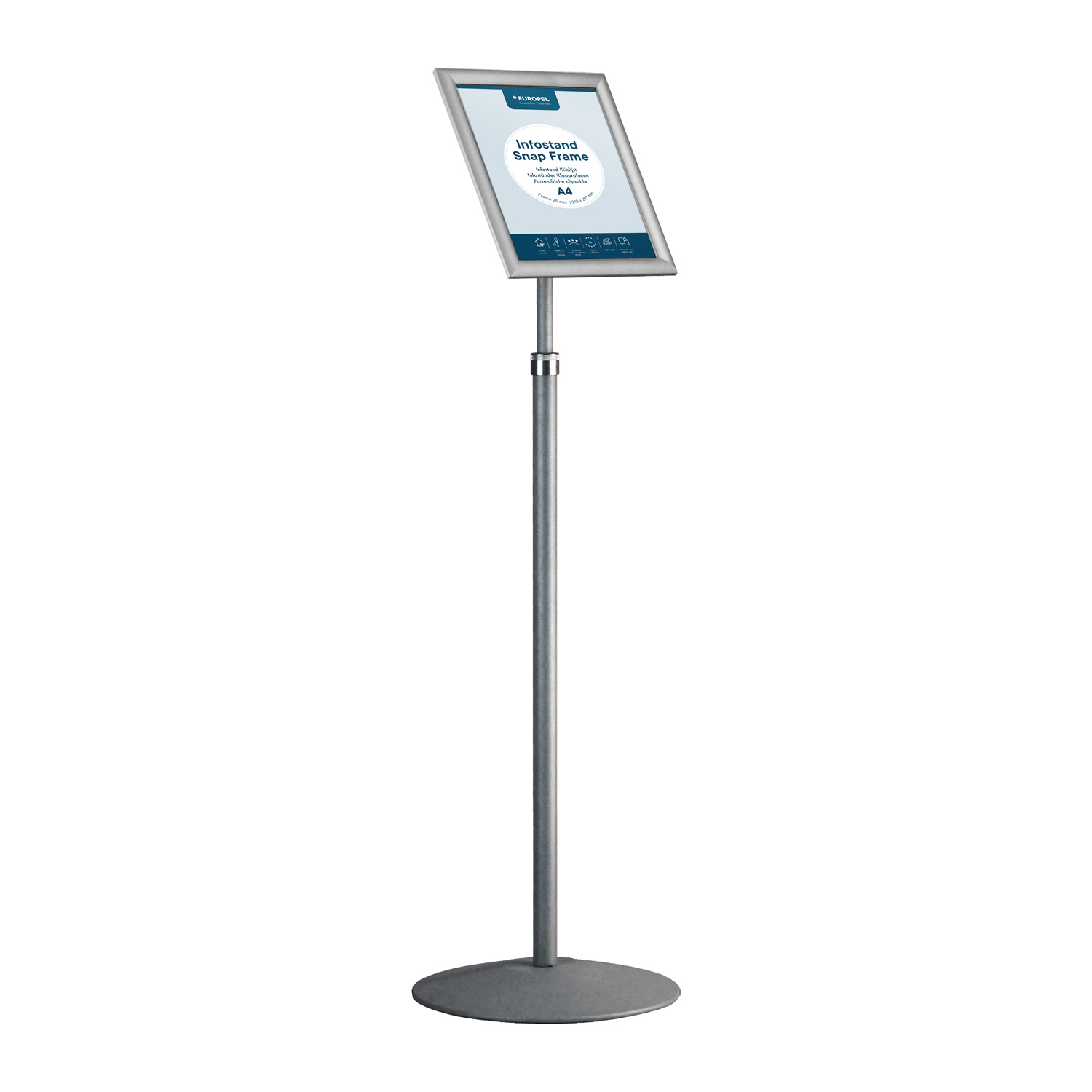 Infostand Europel telescopisch A4 25mm