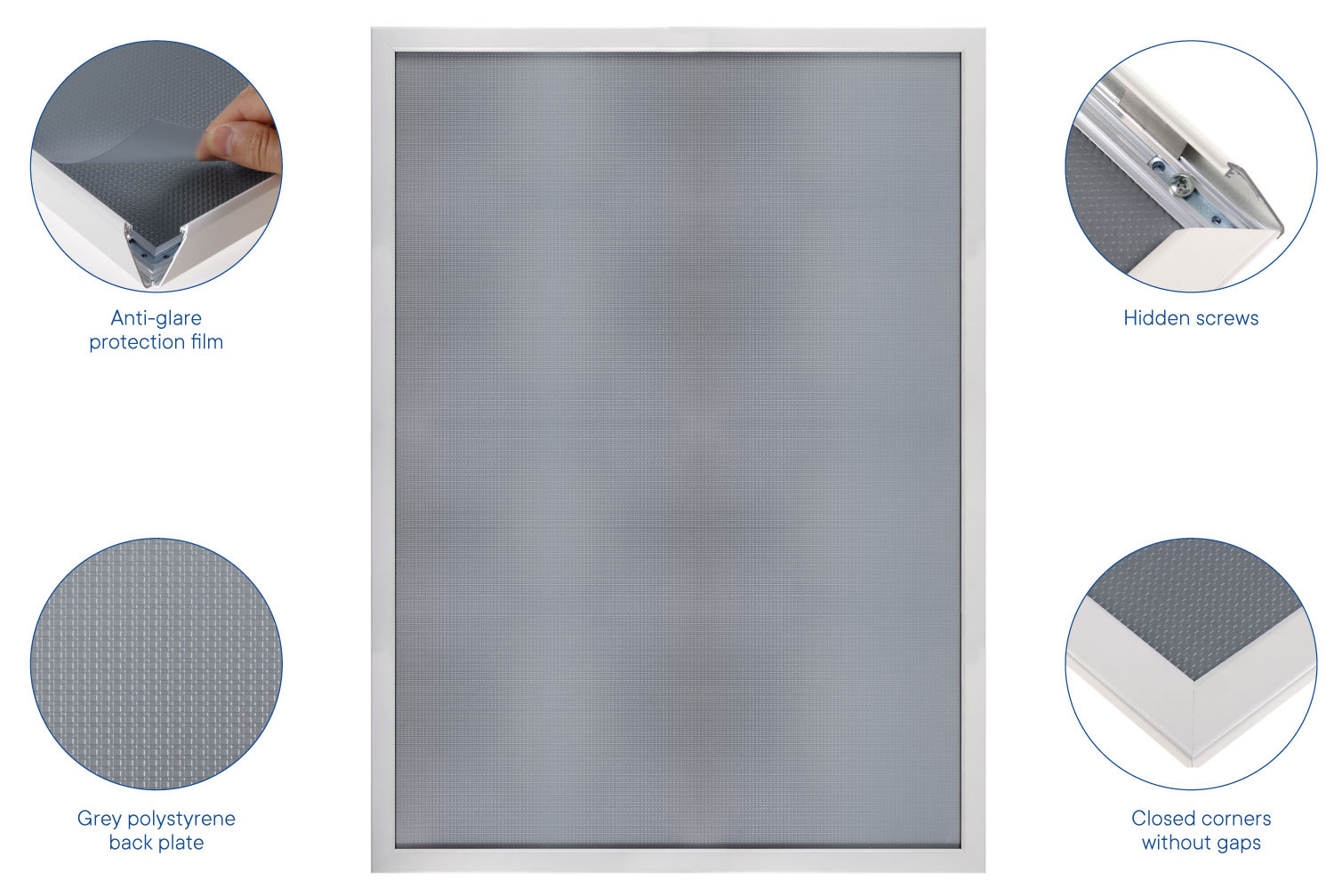 Kliklijst Europel Premium+ A1 25mm Mat Wit