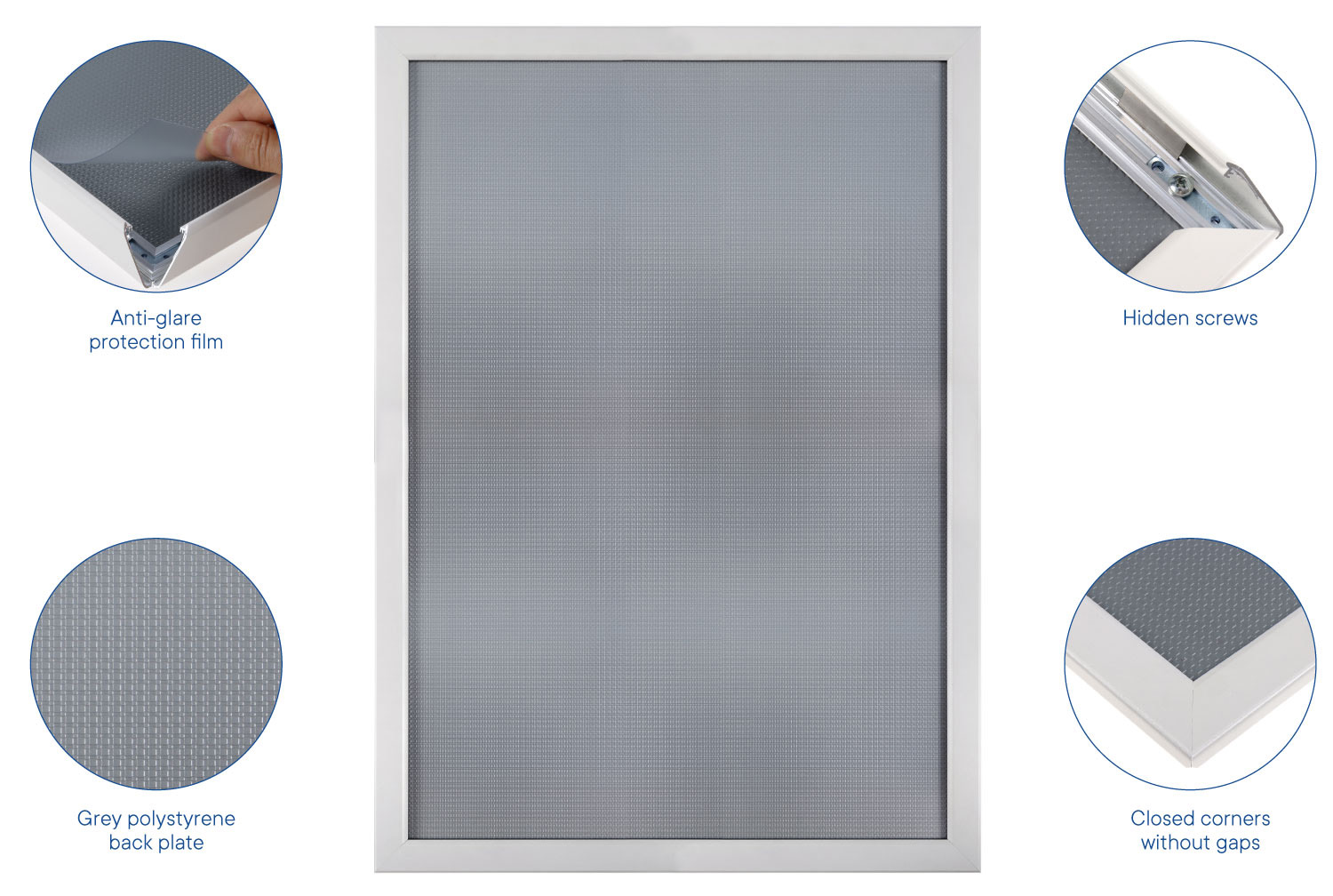 Europel Kliklijst Premium+ A2 25 mm Mat Wit