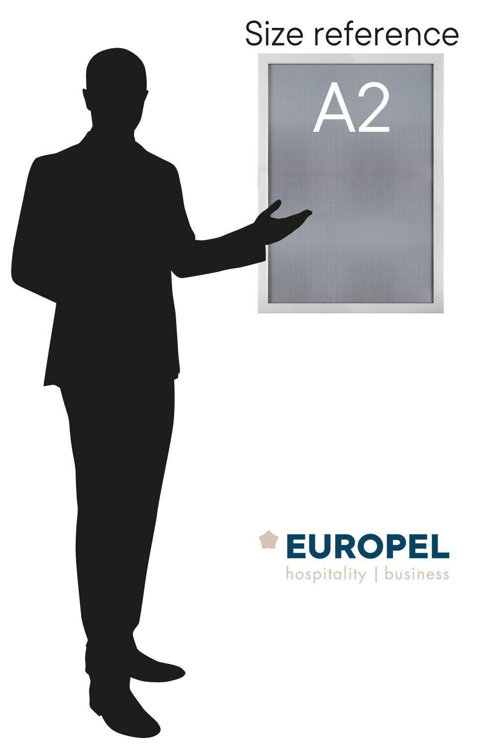 Europel Kliklijst Premium+ A2 25 mm Mat Wit