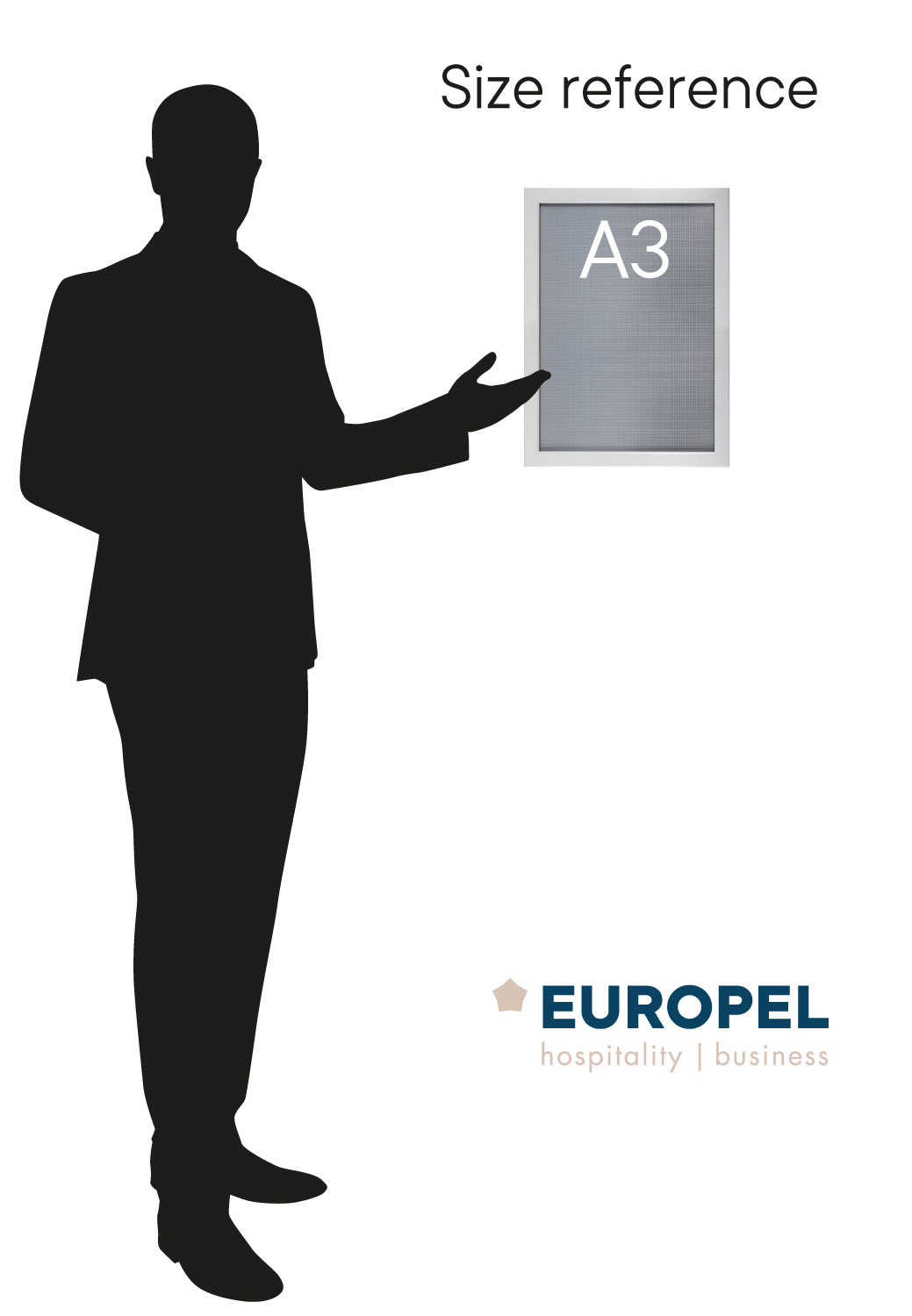 Europel Kliklijst Premium+ A3 25 mm Mat Wit