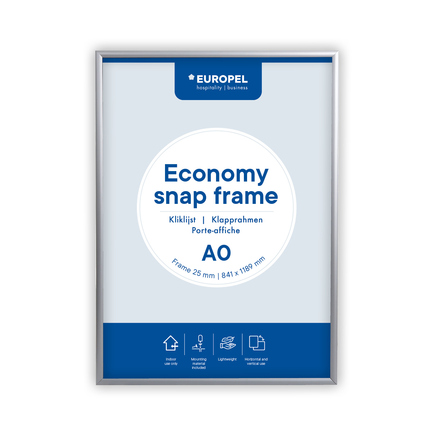 Europel Kliklijst Economy A0 25 mm