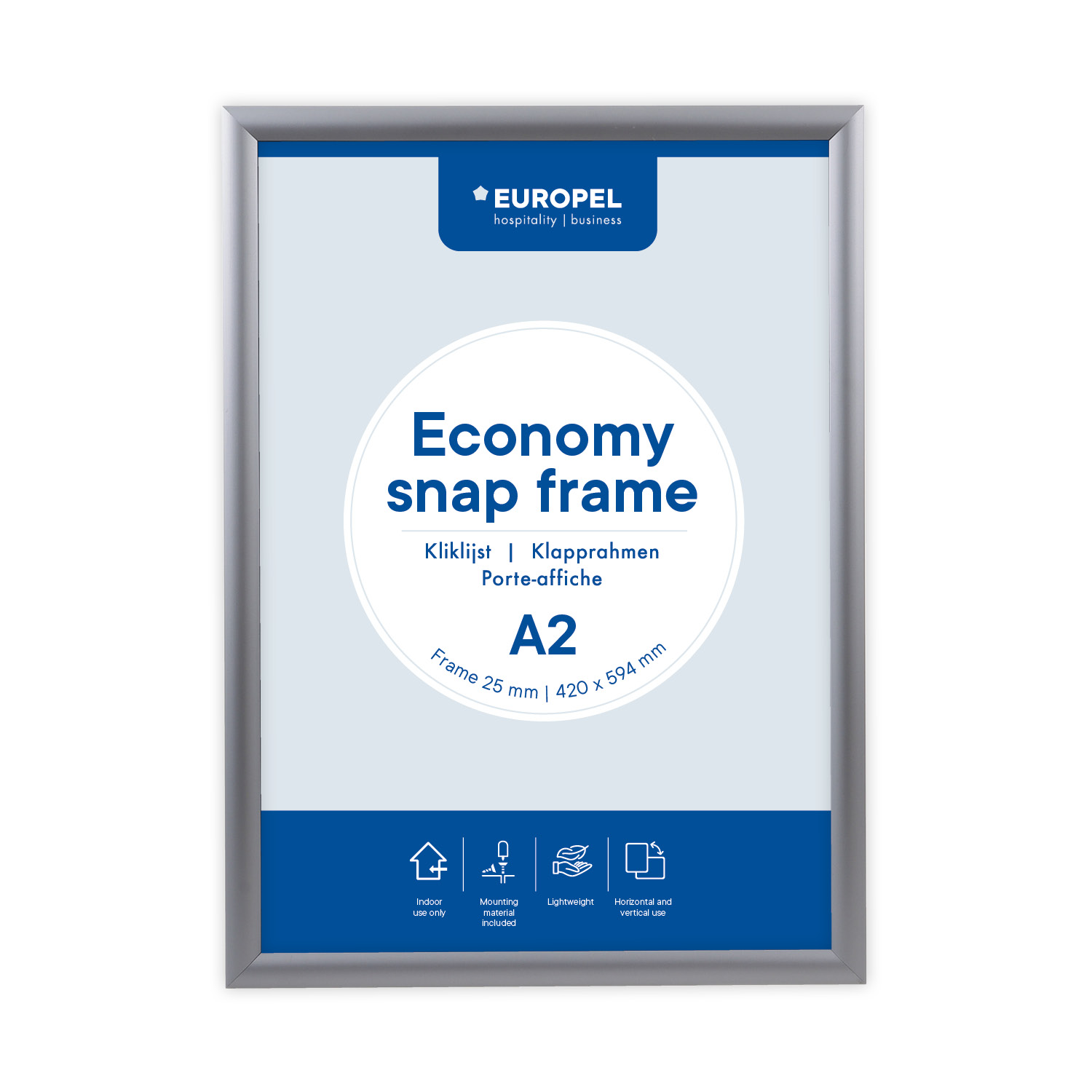 Europel Kliklijst Economy A2 25 mm