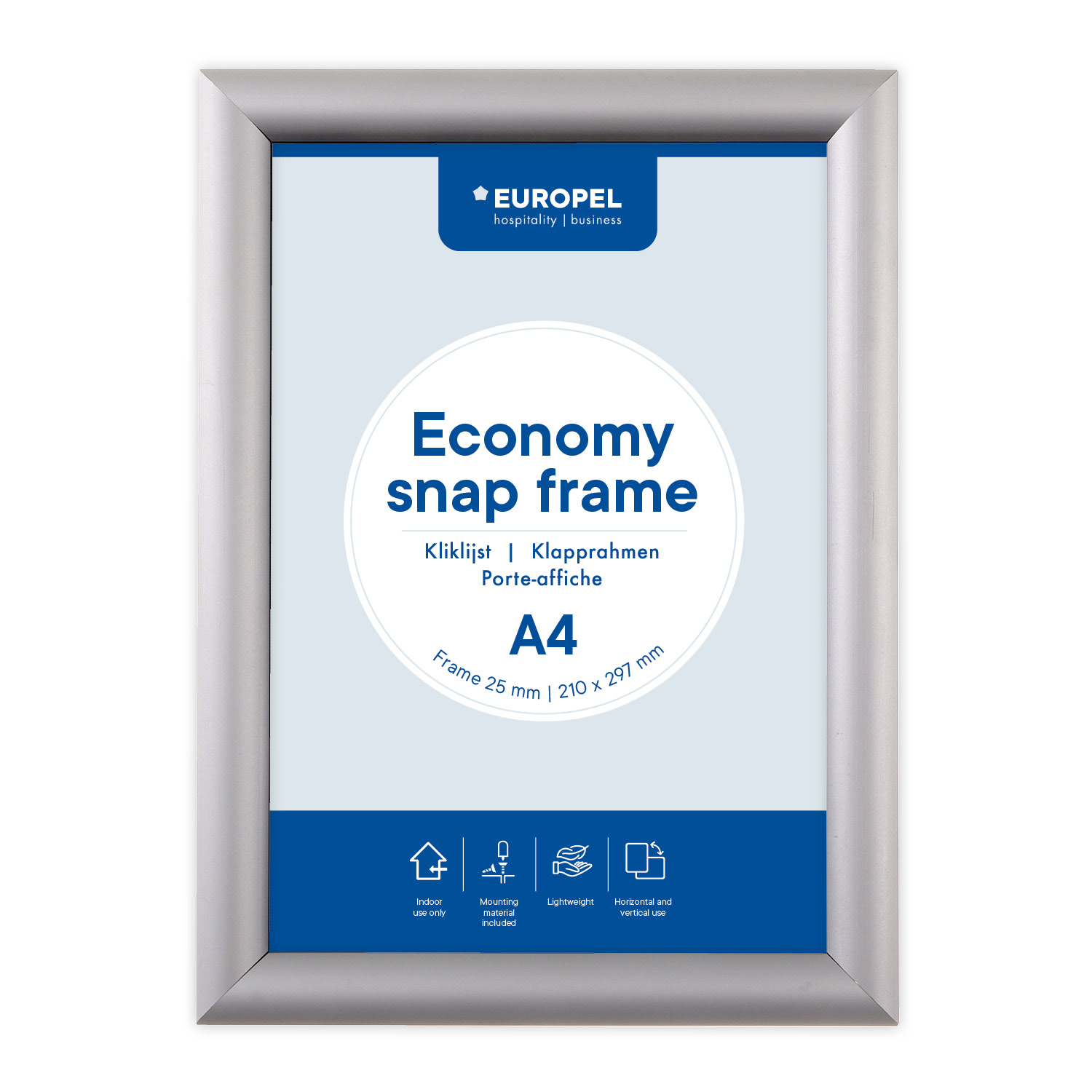 Kliklijst Europel Economy A4 25mmKliklijst Europel Economy A4 25mm