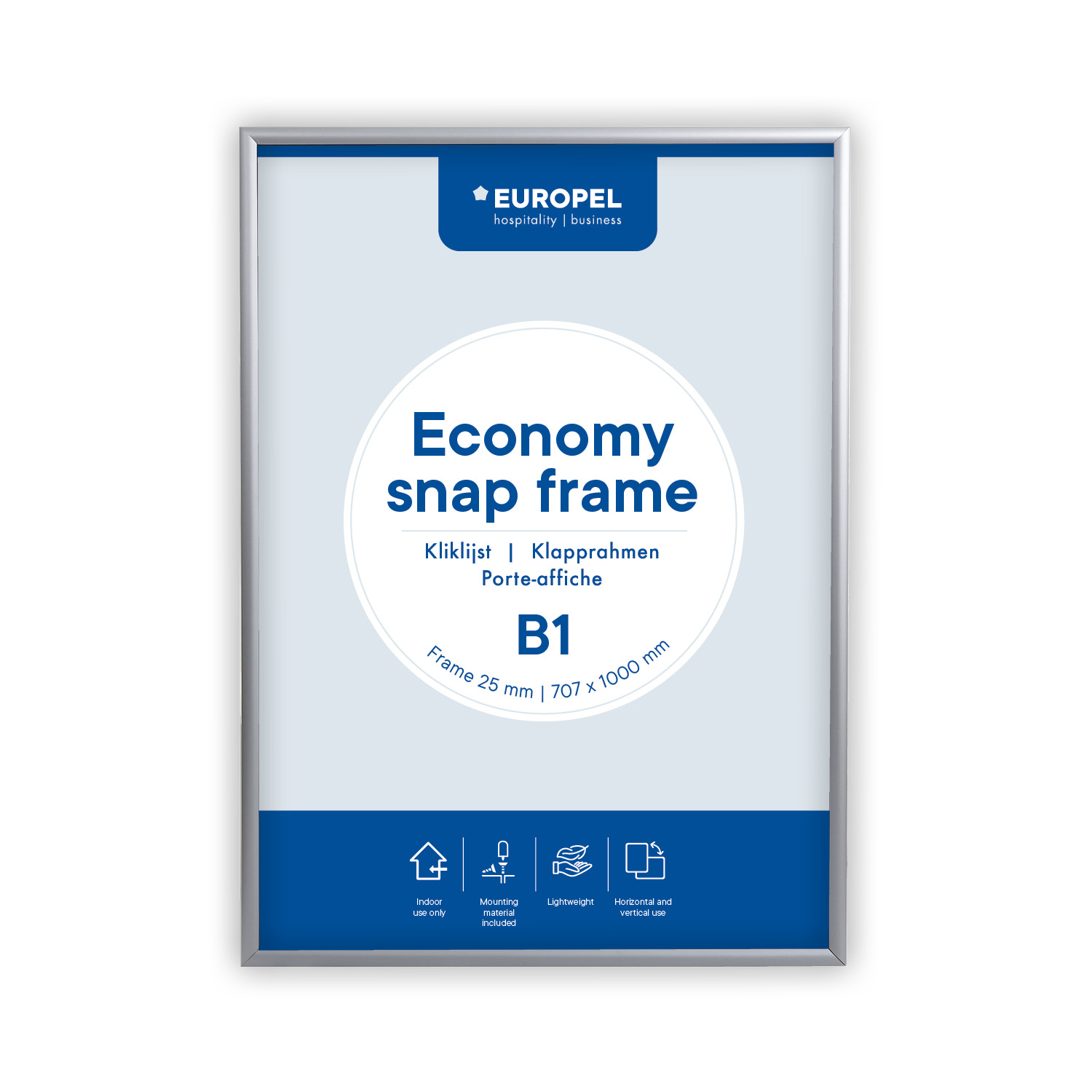 Europel Kliklijst Economy B1 25 mm