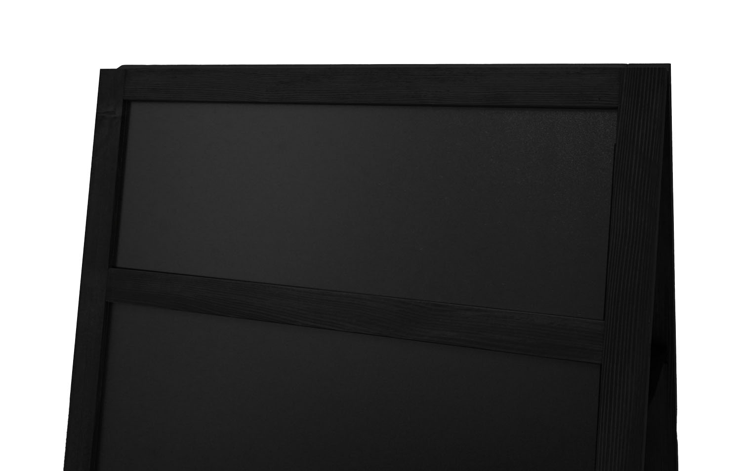 Europel Krijtstoepbord met Topbord 660 x 1280 mm Zwart