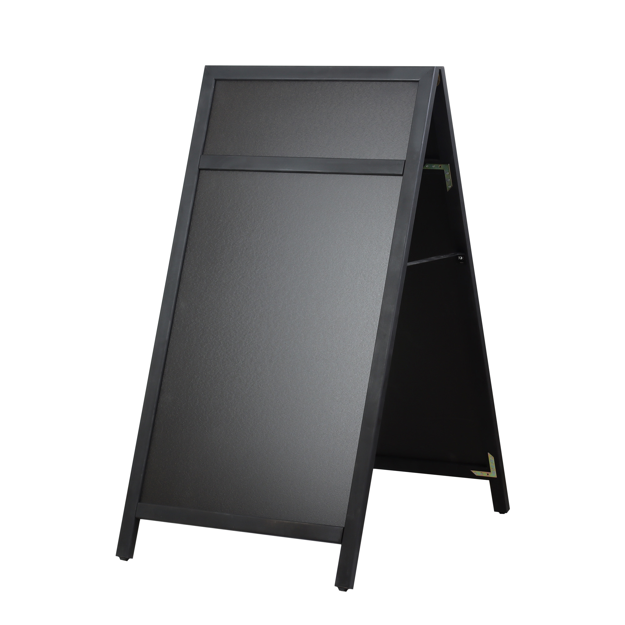 Europel Krijtstoepbord met Topbord 660 x 1280 mm DELUX Zwart