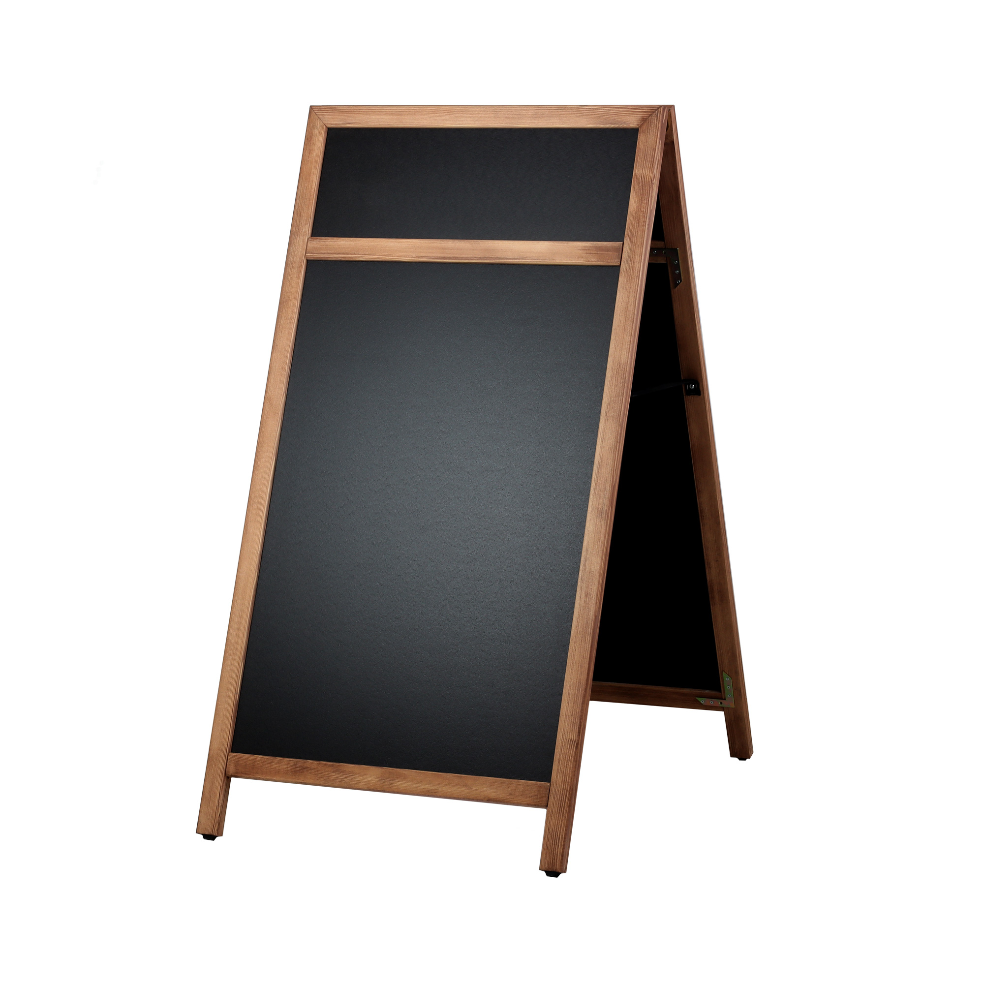 Krijt stoepbord Europel 660x1280 mm DELUX met topbord natural