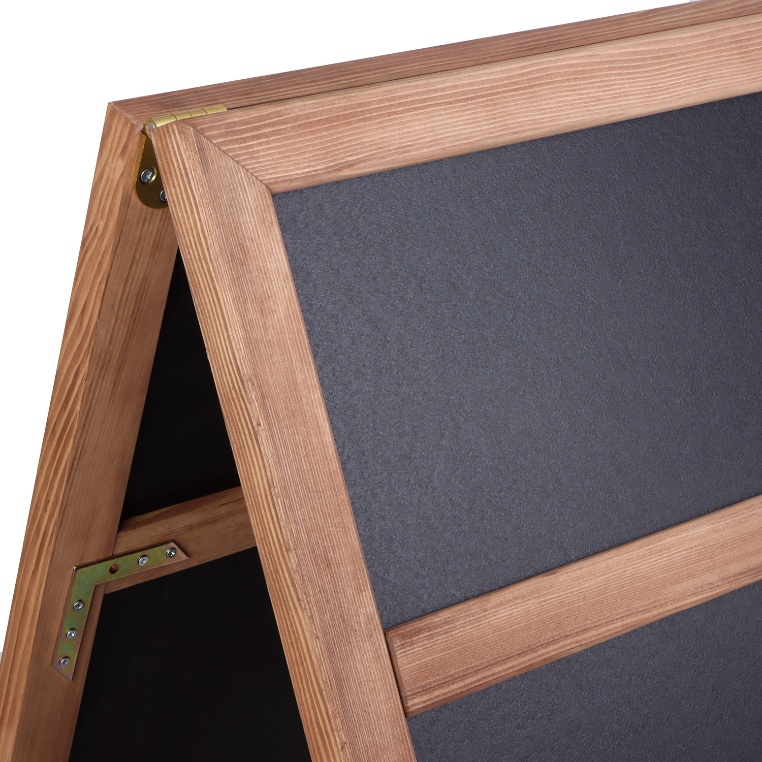 Krijt stoepbord Europel 660x1280 mm DELUX met topbord natural