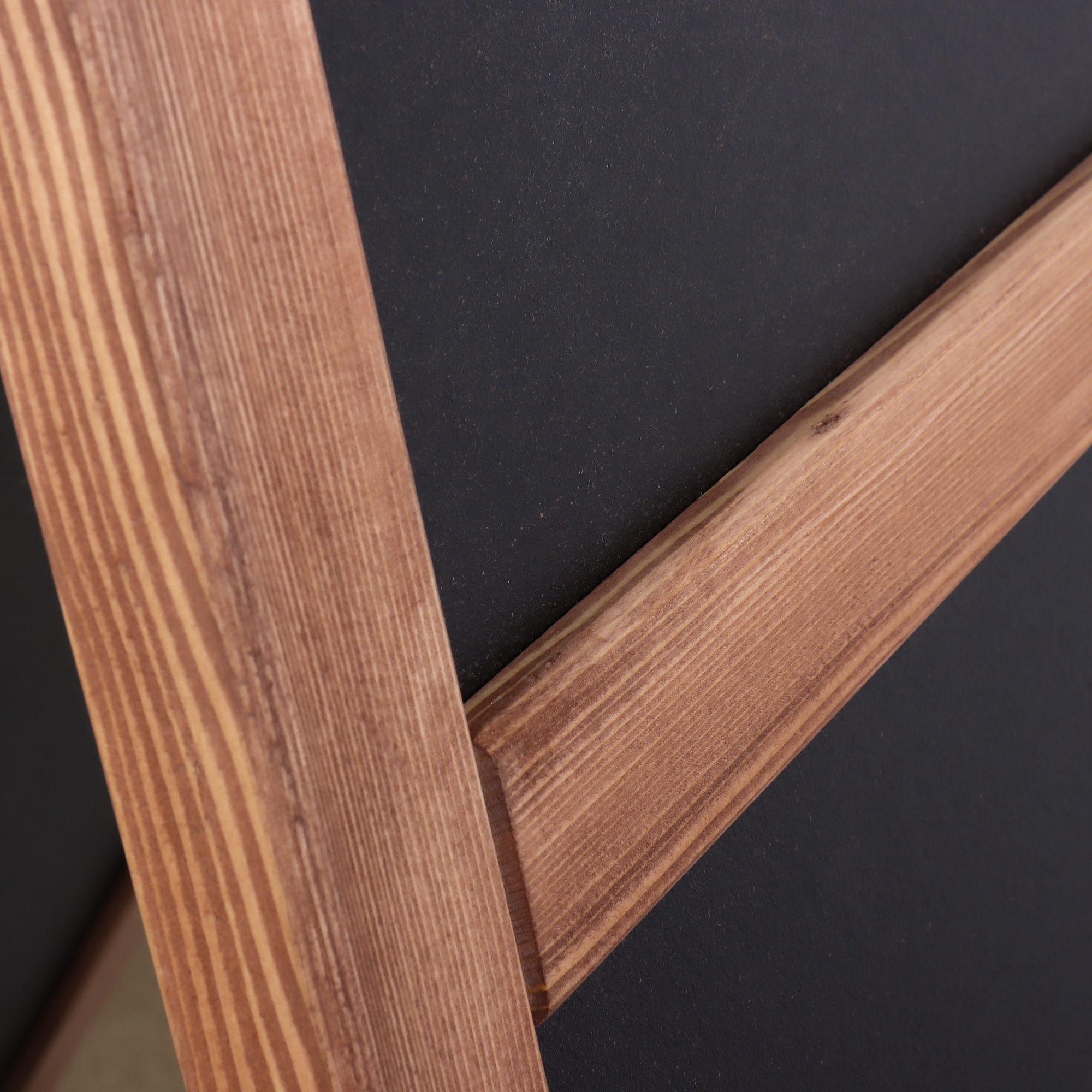 Krijt stoepbord Europel 660x1280 mm DELUX met topbord natural