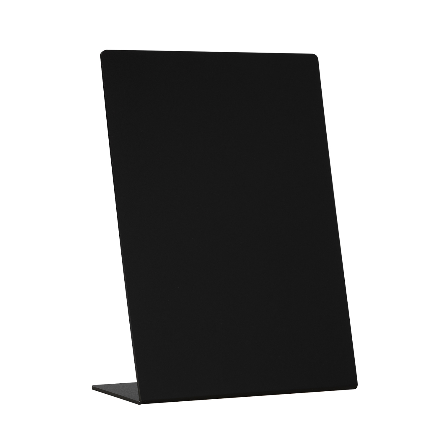 Europel Krijtbord Tafelmodel L-standaard A5 Zwart