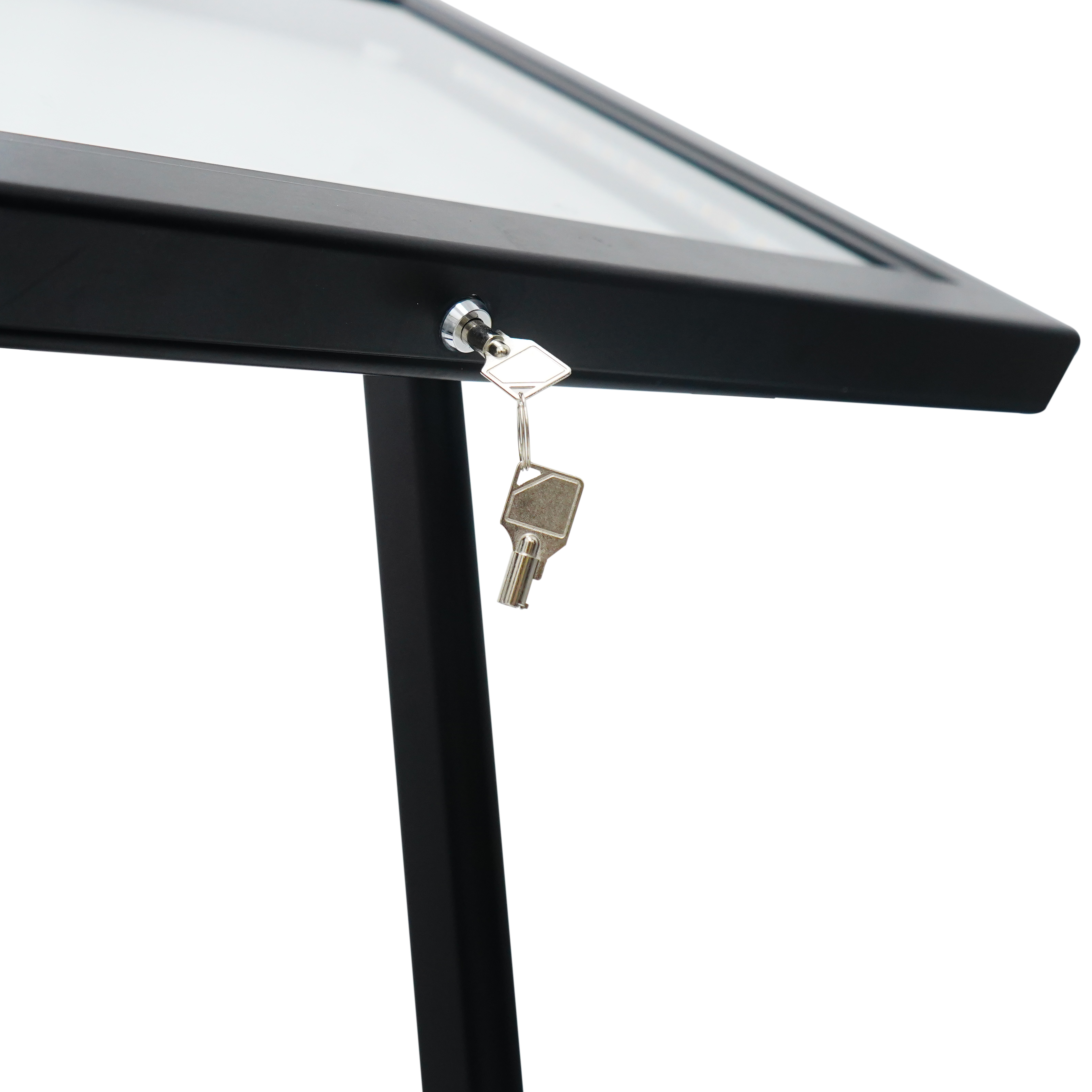 Menu vitrinekast 2x A4 LED
