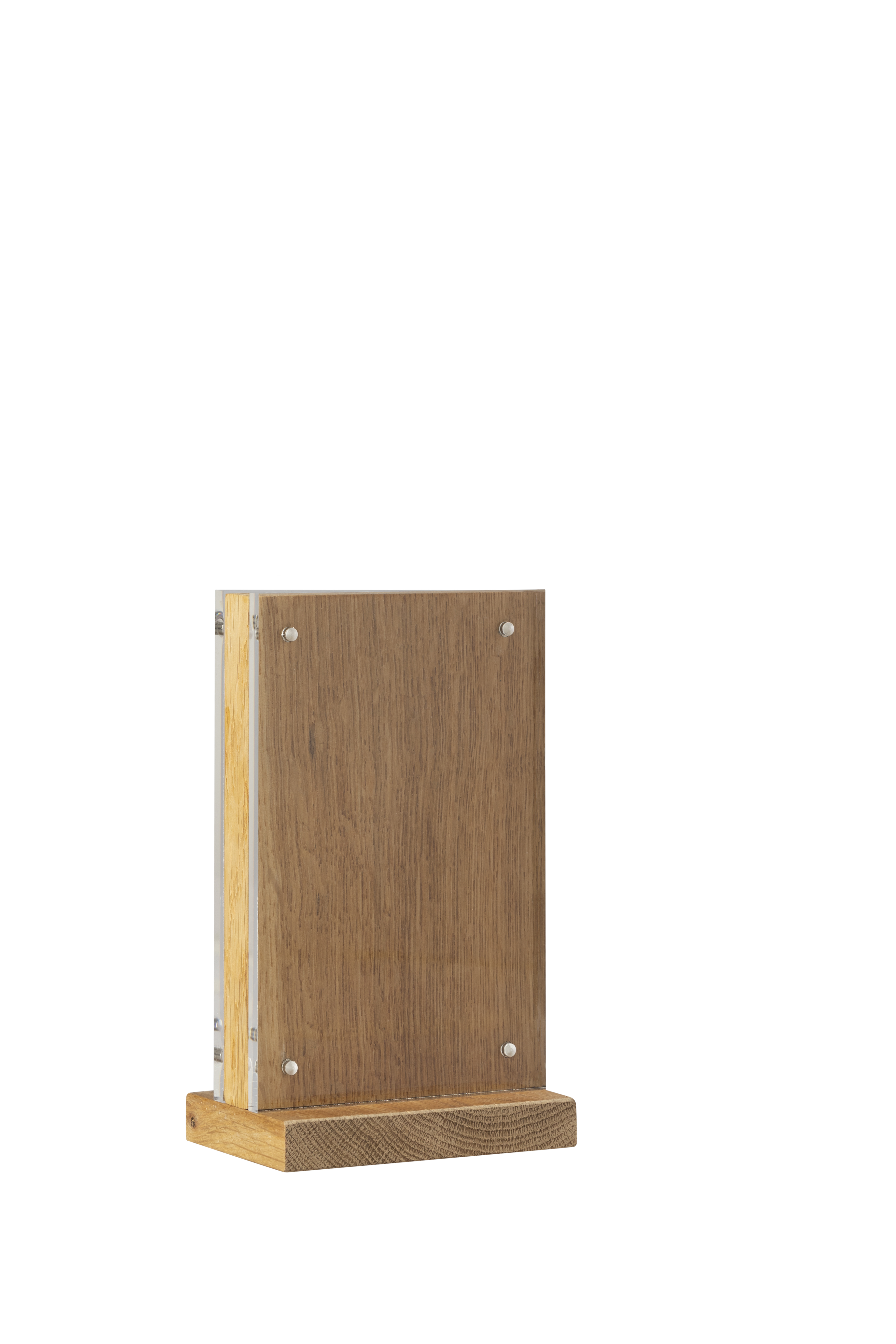 Europel Kaarthouder T-standaard A6 Staand Acryl/Hout/Magneet