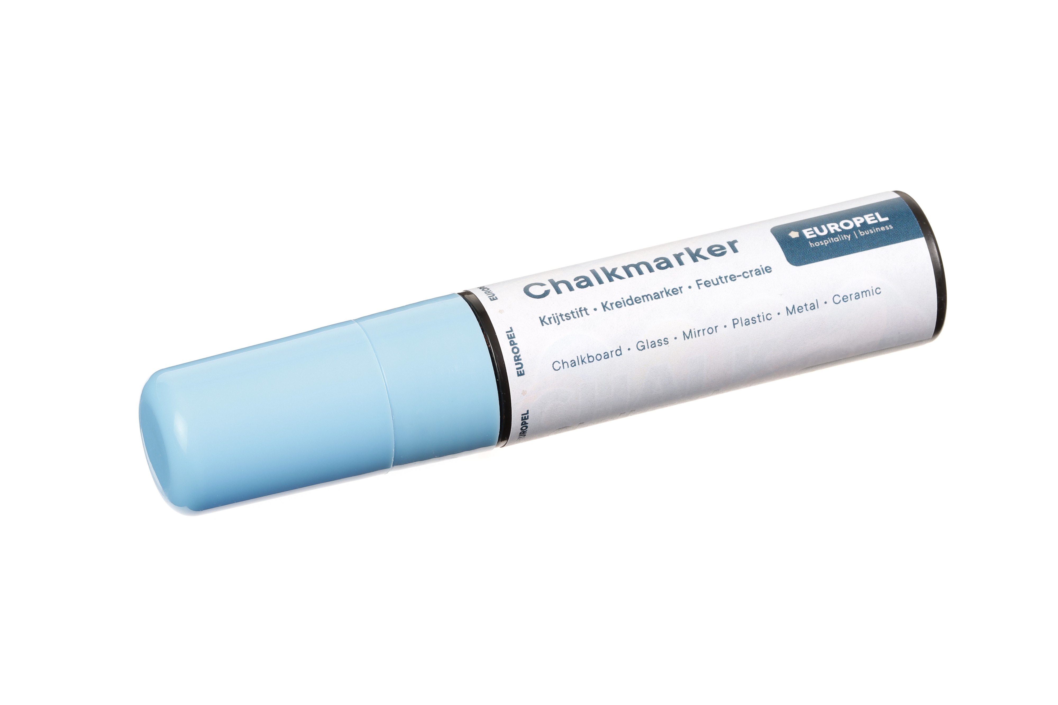 Europel Krijtstift 15 mm Assorti PVC Etui 8 Stuks