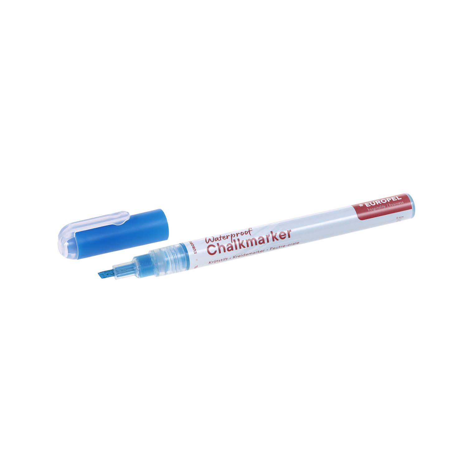 Europel Krijtstift Watervast 1-3 mm Assorti PVC Etui 8 Stuks
