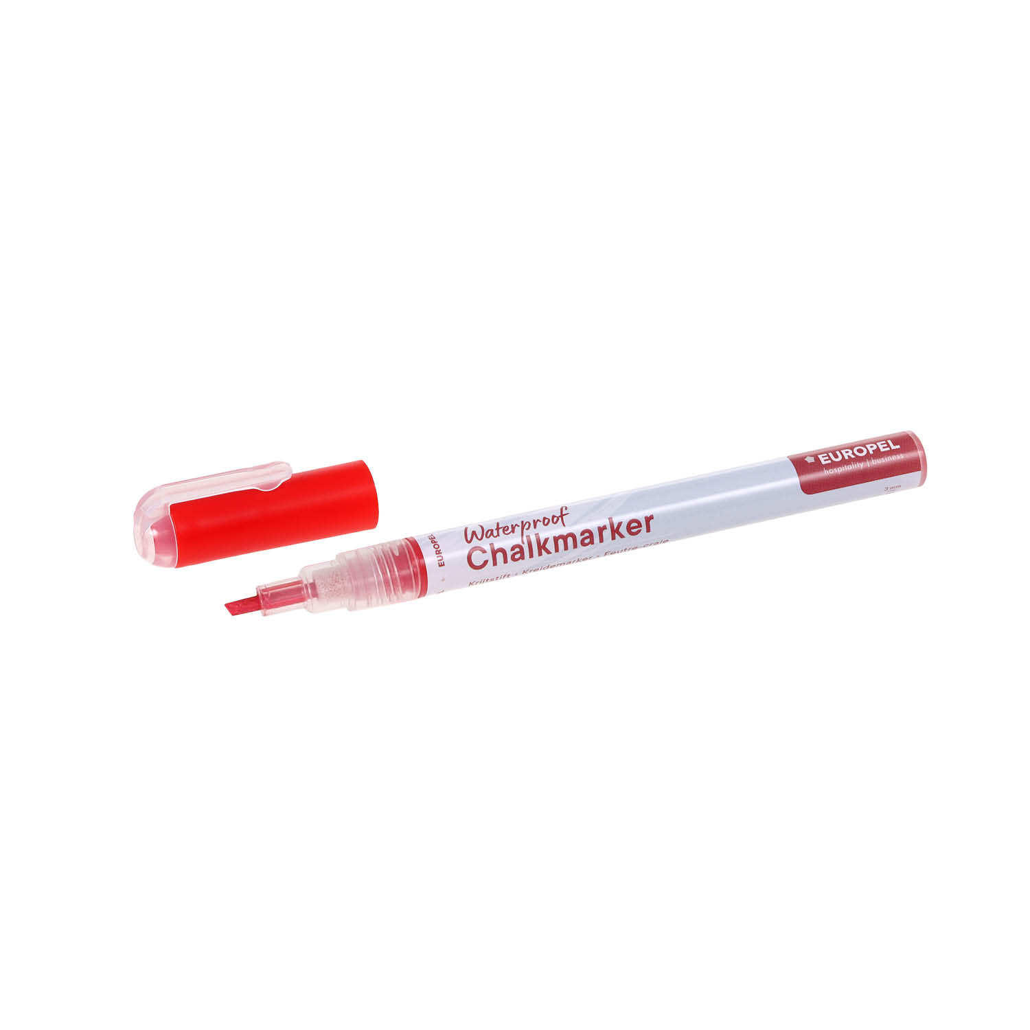 Europel Krijtstift Watervast 1-3 mm Assorti PVC Etui 8 Stuks
