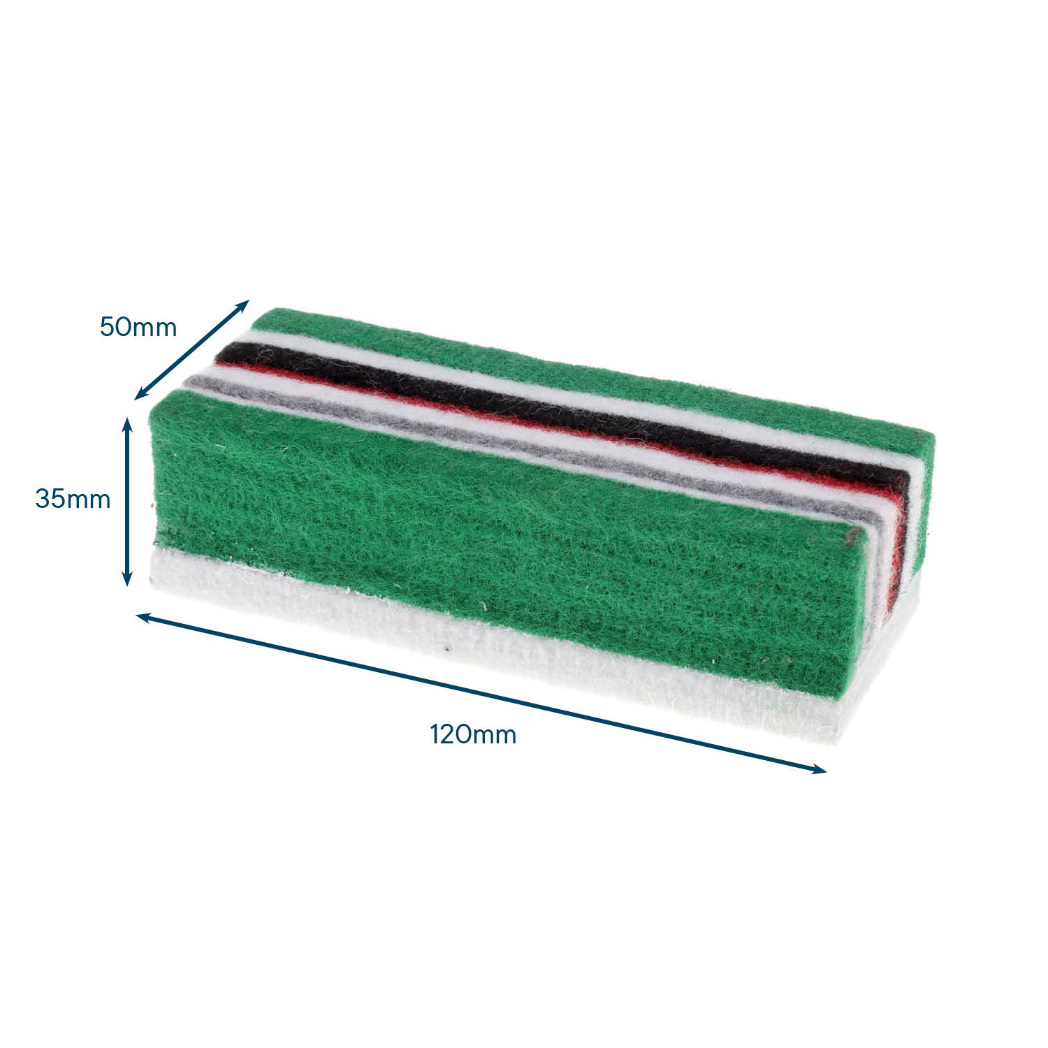 Europel Krijtbordwisser Vilt 120 x 50 x 35 mm