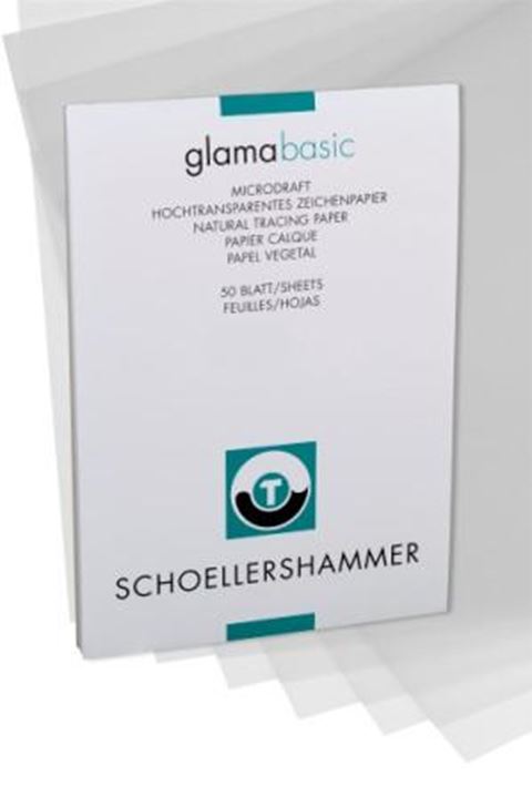 Transparantpapier Glama A3 72g/m2 bl.50 vel VF5003669