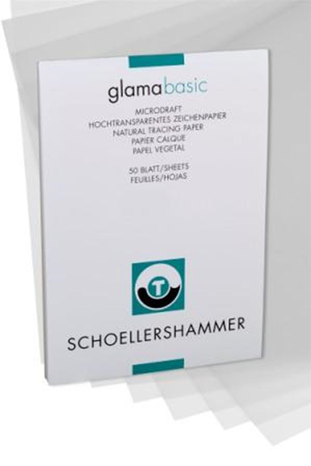 Transparantpapier Glama A4 90g/m2 bl.50 vel VF5003509