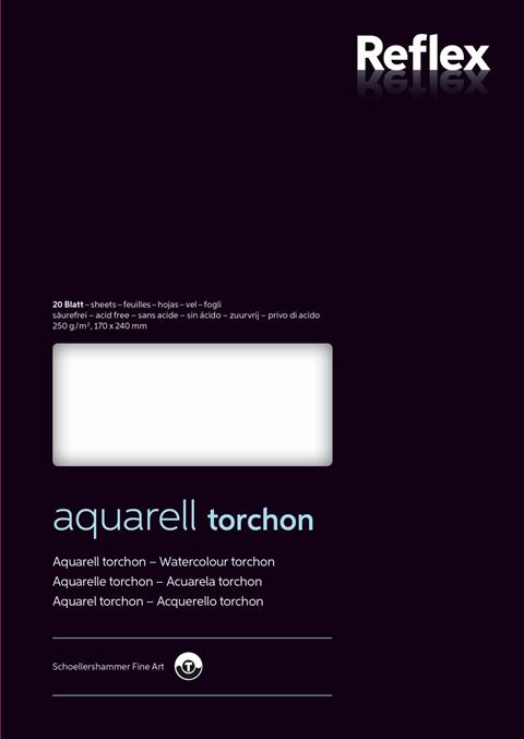 Aquarelpapier Torchon 17x24cm 250g/m2 blok 20 vel VF5004245